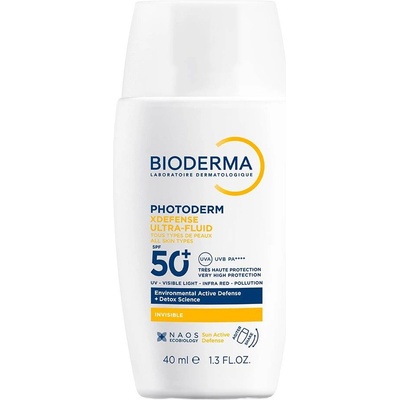 BIODERMA Photoderm Слънцезащитен флуид за лице XDefense, SPF50+, безцветен, 40 ml