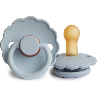 Frigg Daisy kaučuk cumlík Powder Blue 1×1 ks