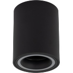 UltraLux ТЯЛО ЗА ОТКРИТ МОНТАЖ, КРЪГ, gu10, СТАЦИОНАРНО, ЧЕРНО, ip20 (sdrgu10bl)