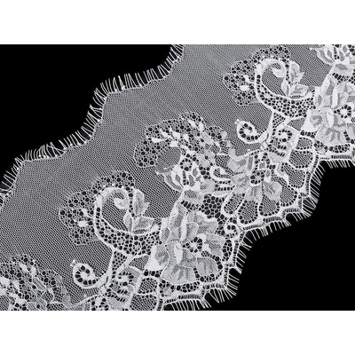 Francouzská krajka měkká prádlová šíře 17,5 cm Varianta: 1 Off White, Balení: 3 m – Zboží Dáma