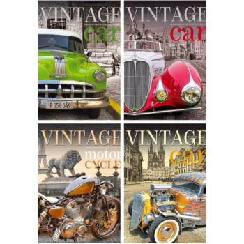 Тетрадка Bourgeois A5 80л. Ред Гъвк Мет. К. Cars (A5 80)