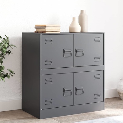 vidaXL 11461.841651 příborník antracitový 67 x 39 x 73 cm ocel