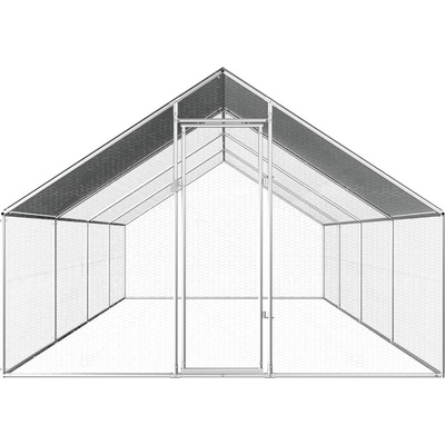 vidaXL Vonkajšia klietka pre sliepky 275x800x200 cm