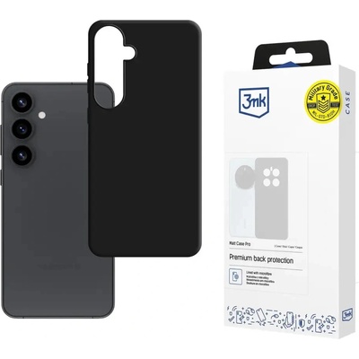 3mk Protection 3mk Matt Case Pro за Samsung Galaxy S25 - черен мат (5903108618632)
