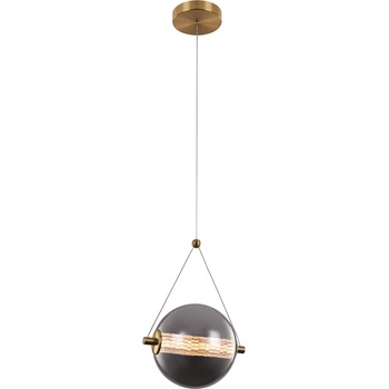 ELMARK Splendor led ПЕНДЕЛ 6w 3000k, МЕСИНГ+ОПУШЕНО СИВО (955splendor630bsg)