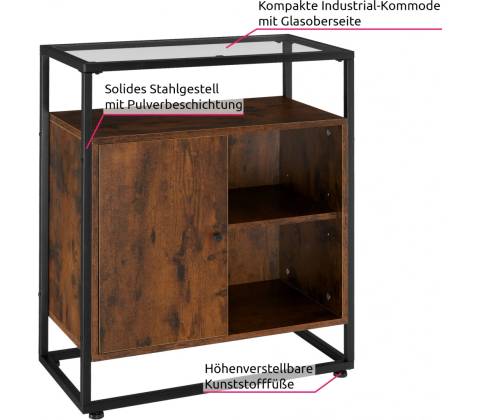 tectake Conventry 70x38x80,5cm