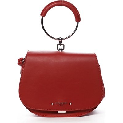 David Jones Extravagantní crossbody kabelka Ilse červená