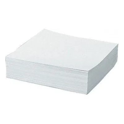 Хартиено кубче залепено 90x90 mm 250 л. Бял