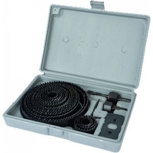 BOLTER Комплект боркорони Bolter XG53356 за дърво и гипсокартон, 23 части