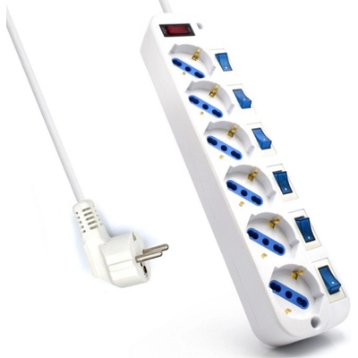 Ewent 6 Plug 5 m Switch (EW3932-5M)