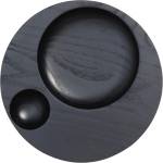 tre Поднос Moln S черен (MT139SAB)