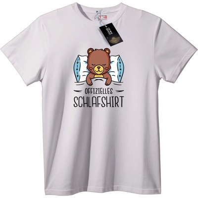 NOONEBRAND Тениска Сънлива Мечка - 7XL, Black