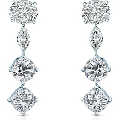 SAVICKI Náušnice Eterniàle: striebro, zirkóny B-K-K0816-02205-925-B