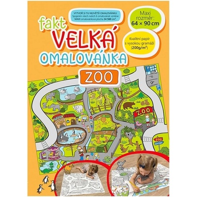 Fakt velká omalovánka ZOO