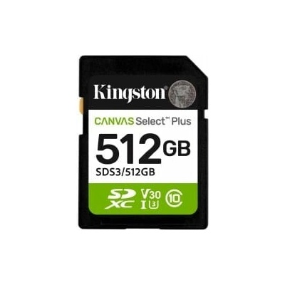 Kingston SDXC Canvas Select Plus SDS3/512GB