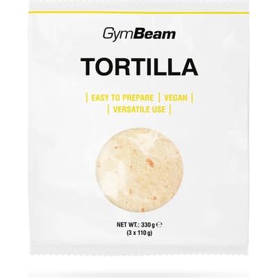 GymBeam pšeničná tortilla 330 g