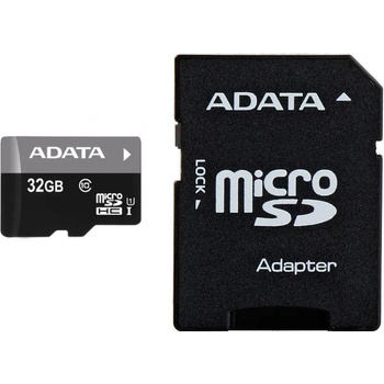 ADATA microSDHC 32GB C10/U1/UHS-I AUSDH32GUICL10-RA1