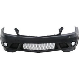  Предна броня за Mercedes C-Class W204 (2007-2011) sedan / combi - AMG look - без халогени и без отвори за парк
