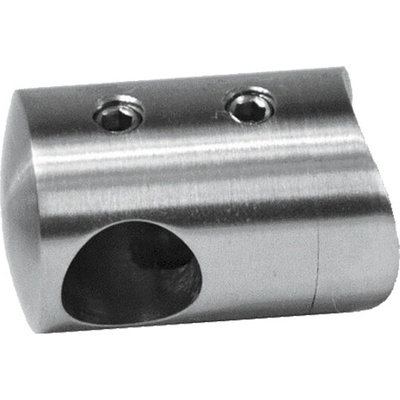 Držák tyče ø 14 mm na trubku ø 42,4 mm, broušená AISI 304