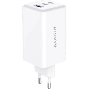 Proove мрежово зарядно устройство Pocket GaN Max 100W (2×Type-C + USB) (WCPG10012202)