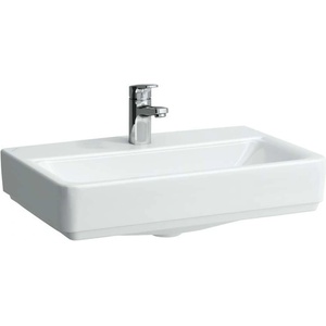Laufen Pro S - Умивалник Compact, 55x38 см, 1 отвор за смесител, без преливник, с LCC, бял H8179584001561 (H8179584001561)