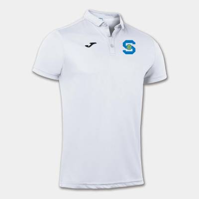 Joma polo triko s límečkem bílá