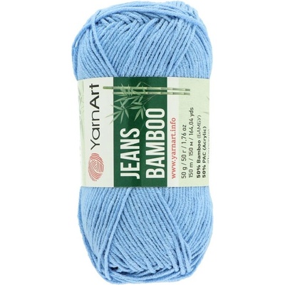 YarnArt Jeans Bamboo modrá 122