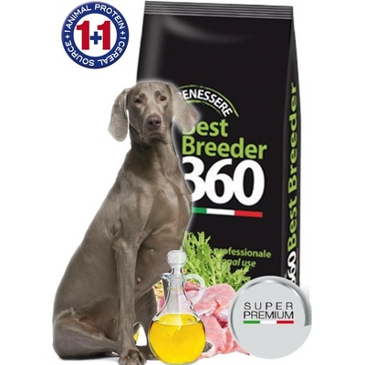 Salute Master Breeder Monoprotein střední a velká plemena kachna s prebiotiky 20 kg