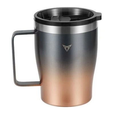 Cupra Termohrnek s ouškem 300 ml černá oranžová