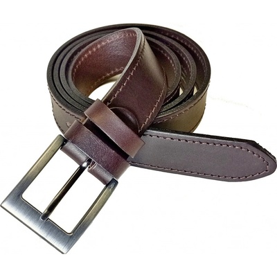 Belts 35-14-1PR-40 kožený pásek hnědý