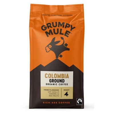 Grumpy Mule Peru Ground Coffee, 100% Арабика, смляно кафе, био, 200 гр