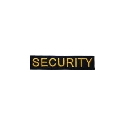 Nášivka SECURITY 14 cm - se suchým zipem i protikusem
