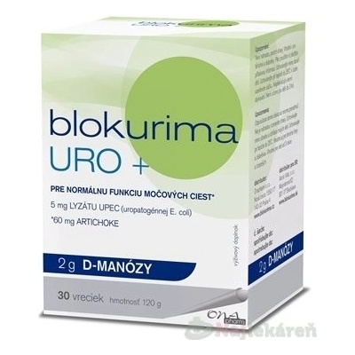 Blokurima URO+ 2 g d-manózy 30 vrecúšok