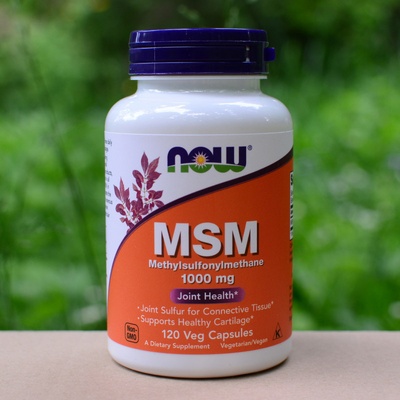 NOW FOODS MSM 1000 mg 120 rastlinných kapsúl