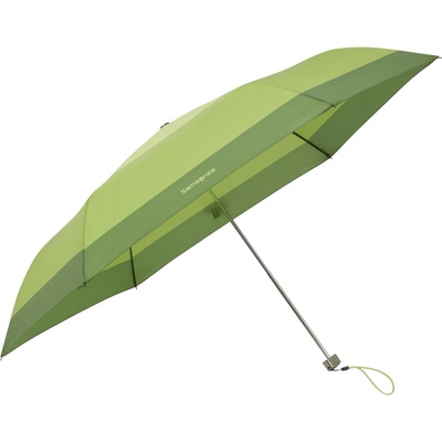 Samsonite Rain Pro 3 sect. ultra mini flat manuální deštník Geometric Green Print – Zboží Mobilmania