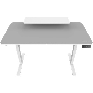COUGAR COUGAR E-STAR 120 Electrical Gaming Desk, White (CGR-E-STAR120-WHW)