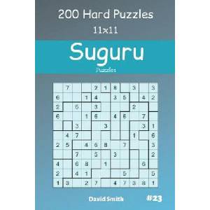 Suguru Puzzles - 200 Hard Puzzles 11x11 vol. 23 | David Smith (2019)
