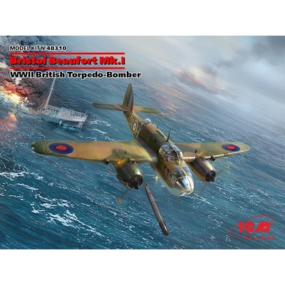 ICM Bristol Beaufort Mk.I British WWII Torpedo Bomber 48310 1:48