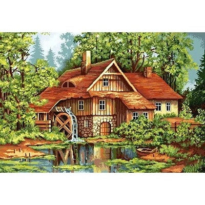 Казанлъшки гоблени Гоблен Воденица в гората Puppets (Унгарски)