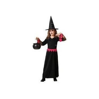 BigBuy Carnival Маскировъчен костюм за деца Розов Вещица Halloween Размер 3-4 години