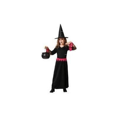 BigBuy Carnival Маскировъчен костюм за деца Розов Вещица Halloween Размер 3-4 години