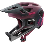 uvex Детска full Face каска Uvex Kid's React Jr. Fullface Bike helmet - Cranberry Matt - размер 52-56 cm (851-1959-0211)