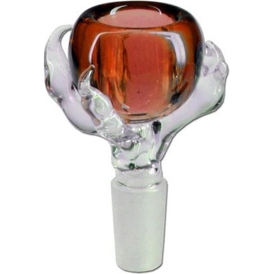 WeedShop Skleněný kotlík 14.5 mm Claw Oranžová
