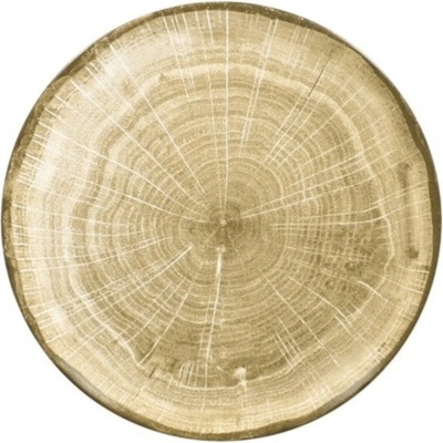 RAK Porcelain Woodart talíř mělký coupe 24 cm mechově zelená RAK-WDNNPR24MG