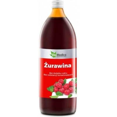 EkaMedica Сок от червена боровинка с каму-каму и натурален витамин С, 1000 ml, EkaMedica (671044 EK)