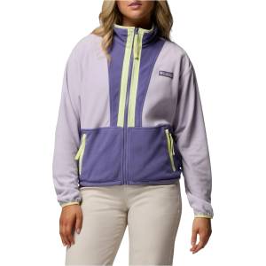 Columbia Дамско поларено яке Columbia Women's Backbowl II Full Zip Fleece Fleece jacket - Lavender Pearl / Stormwatch / Citron Haze - размер XL (105-6132-0815)