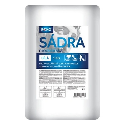 Rokospol Sádra bílá 1 kg