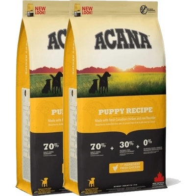 Acana Heritage Puppy & Junior 2 x 17 kg