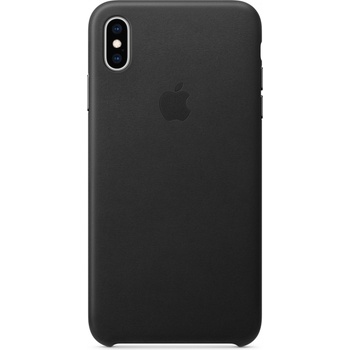 Image 1 of Apple Гръб Apple Leather Cover за iPhone XS Max - Черен, MRWT2ZM/A