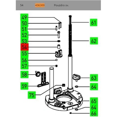 Festool Pouzdro KF 4 E (náhradní díl) 436300